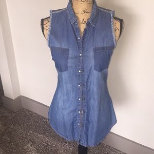 Denim look shirt